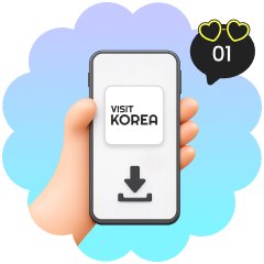 Download VISITKOREA app